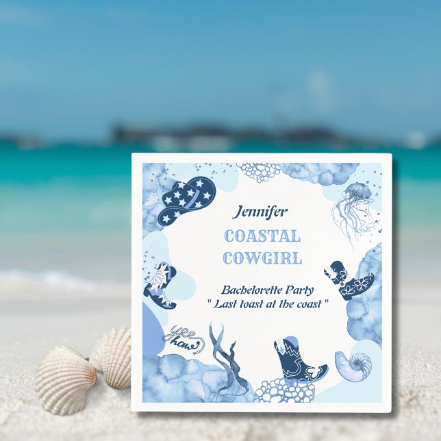 Blaue Küstenwache Serviette (Von Creator hochgeladen)