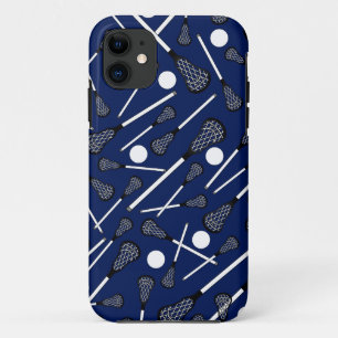 Blaue Lacrosse Sticks Case-Mate iPhone Hülle