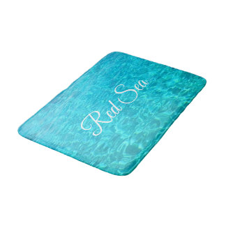 Blaue Lagune im Roten Meer Badematte