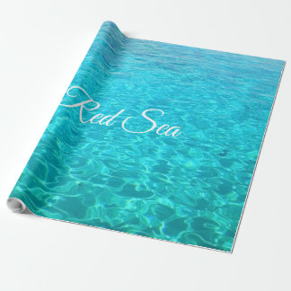 Blaue Lagune im Roten Meer Geschenkpapier