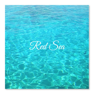 Blaue Lagune im Roten Meer Tapete