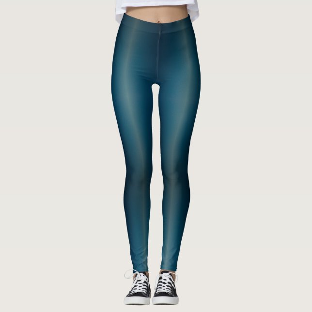 Blaue Lagune Leggings (Vorderseite)