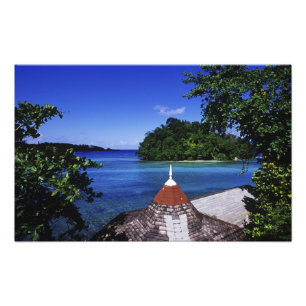 Blaue Lagune, Port Antonio, Jamaika Fotodruck