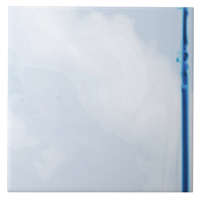 Blaue ländliche Boots-Szene Fliesen-Wanddelfts - Fliese (Vorderseite)