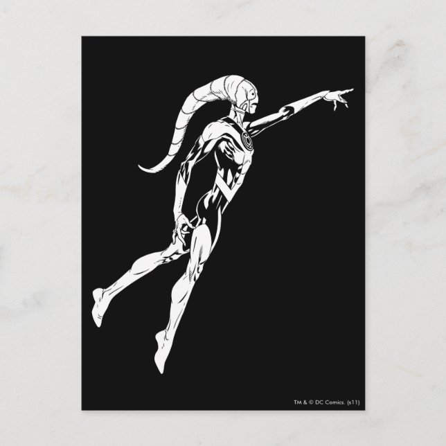 Blaue Laterne 11 Postkarte (Vorderseite)