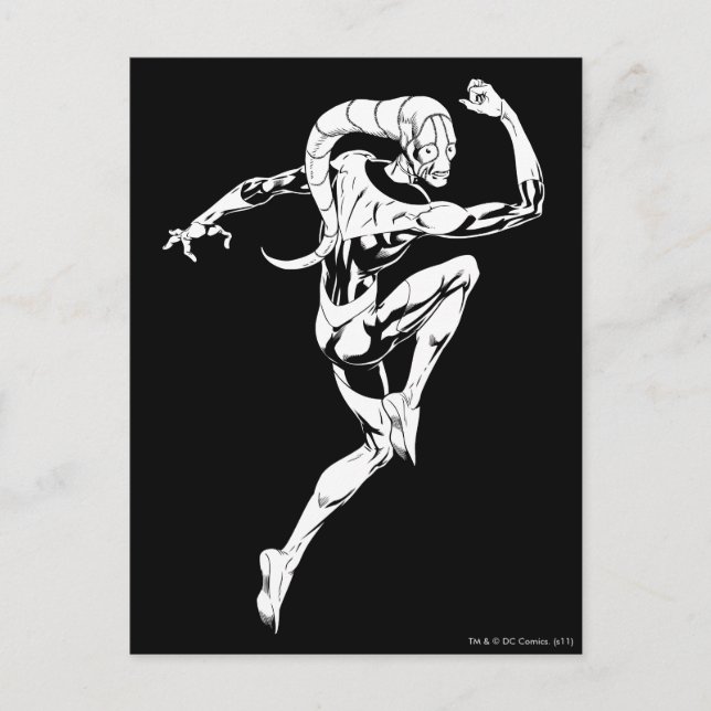 Blaue Laterne 3 Postkarte (Vorderseite)