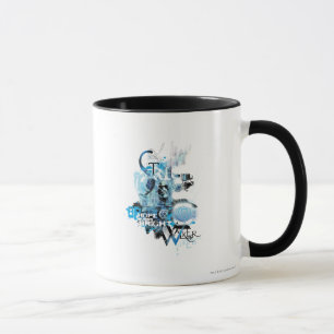 Blaue Laterne Grafik 1 Tasse