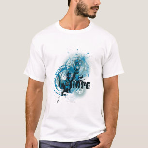 Blaue Laternen-Grafik 3 T-Shirt