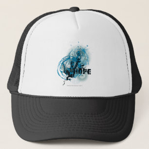 Blaue Laternen-Grafik 3 Truckerkappe