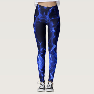 blaue Leggings