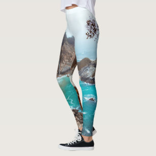 blaue Leggings