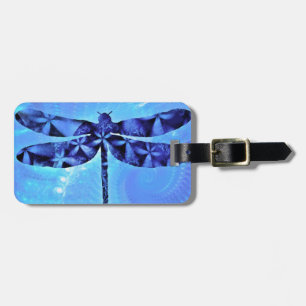 Blaue Libelle Gepäckanhänger