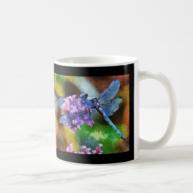 Blaue Libelle Kaffeetasse (Rechts)