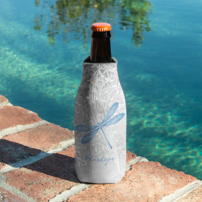 Blaue Libelle Personalisierte Flasche Cooler Flaschenkühler (In Situ Pool)
