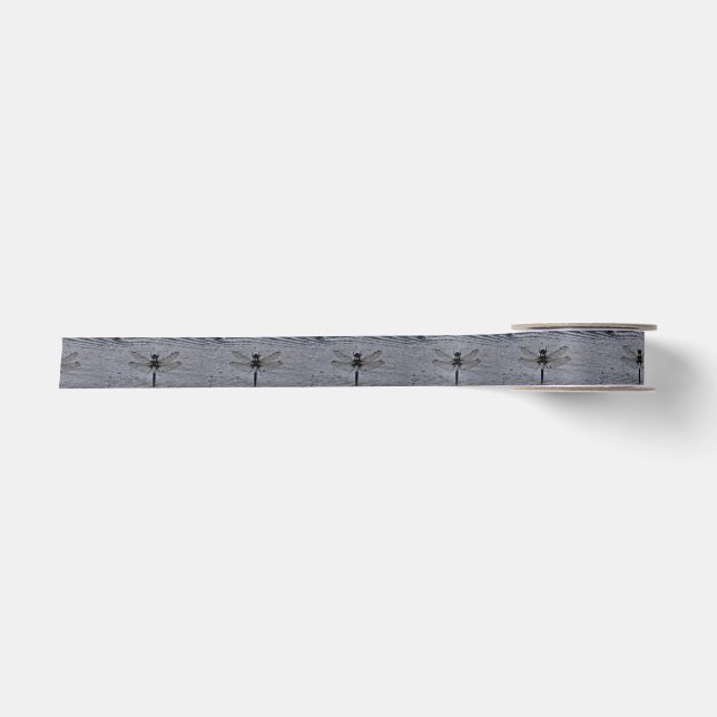 Blaue Libelle Satinband (Vorderseite)