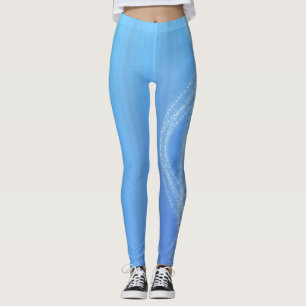 Blaue Lichter Leggings