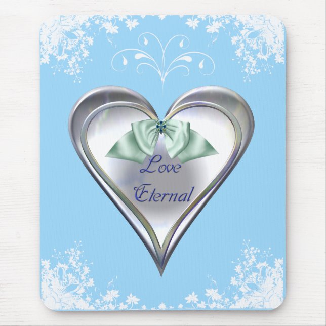 Blaue Liebe Eternal Mouse Pad Mousepad (Vorne)