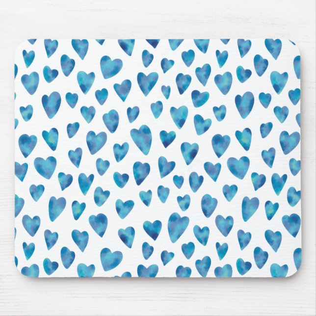 Blaue Liebe Mousepad (Vorne)
