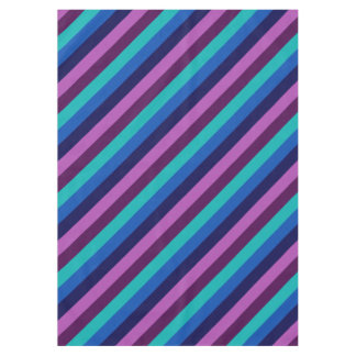 Blaue Lila Aquamarine Streifen mittel Tablette Tischdecke