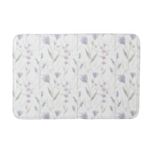 Blaue lila Aquarell-Wildblume