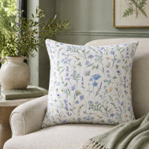 Blaue lila Aquarell-Wildblume