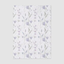 Blaue Lila Aquarell-Wildblume