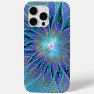 Blaue Lila Blume Traumstrecke Airolo - Fraktal Case-Mate iPhone Hülle