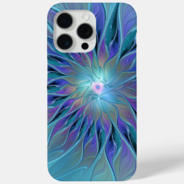 Blaue Lila Blume Traumstrecke Airolo - Fraktal Case-Mate iPhone Hülle