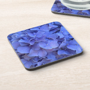 Blaue lila Hydrangeas-Blüten Getränkeuntersetzer