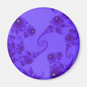 Blaue Lila-Seepferd-Herdenmagnet Magnet