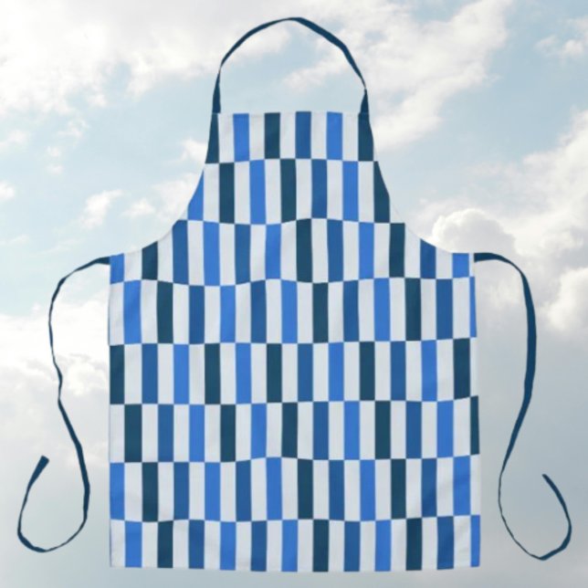 Blaue Linie Flow Vorfeldverkleidung Schürze (Von Creator hochgeladen)