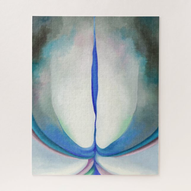 Blaue Linie | Georgia O'Keeffe | (Vertikal)