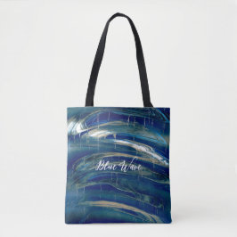 Blaue Linie Tasche