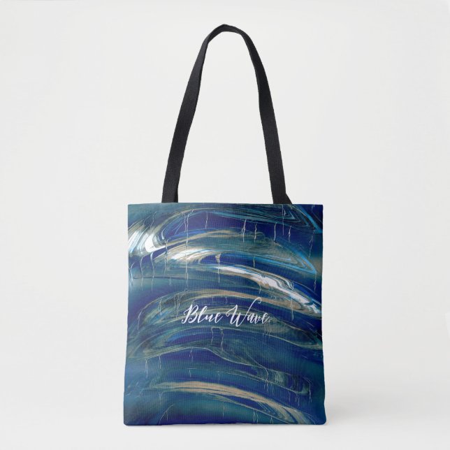 Blaue Linie Tasche (Vorderseite)