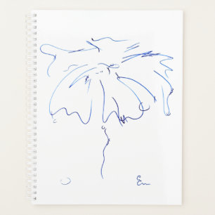Blaue Linien 5 Agenda Planer