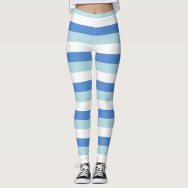 Blaue Linien, Segelstil Leggings