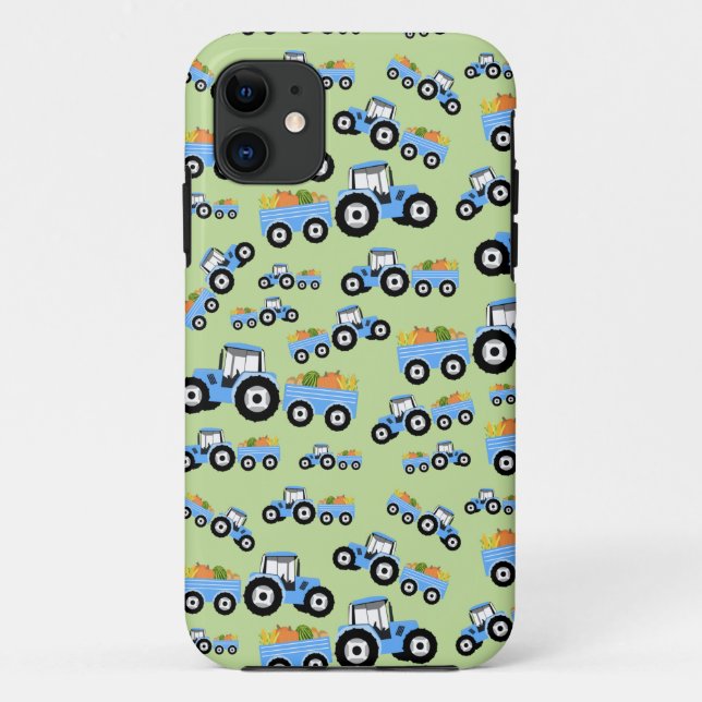 Blaue LKW-Nutzfahrzeug Case-Mate iPhone Hülle (Rückseite)
