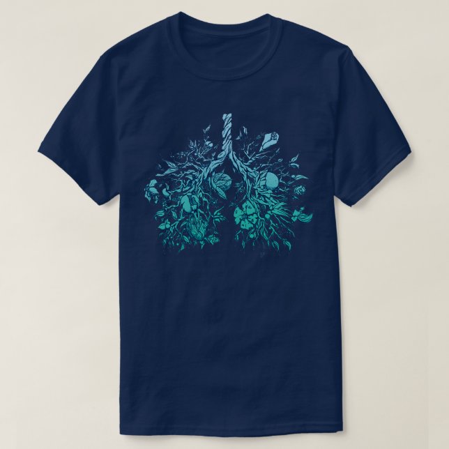 Blaue Lunge T-Shirt (Design vorne)