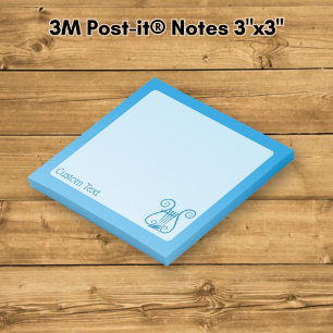 Blaue Lyra Post-it Klebezettel