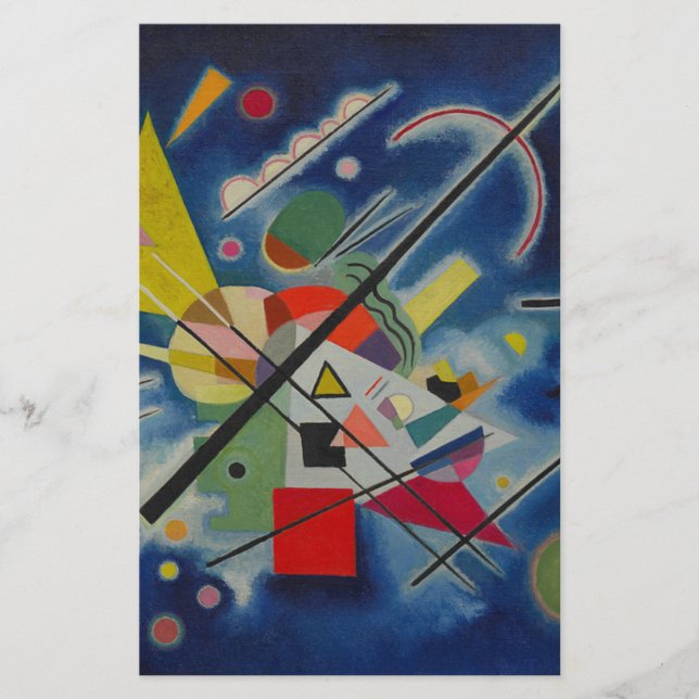 Blaue Malerei von Kandinsky Briefpapier (Vorderseite)