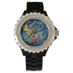 Blaue Malerei von Wassily Kandinsky Armbanduhr