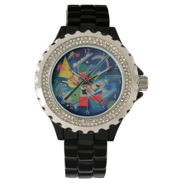 Blaue Malerei von Wassily Kandinsky Armbanduhr (Vorderseite)