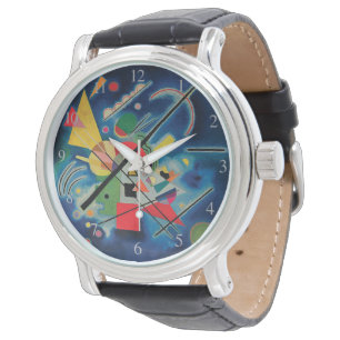 Blaue Malerei von Wassily Kandinsky Armbanduhr