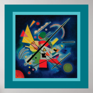 Blaue Malerei von Wassily Kandinsky Poster