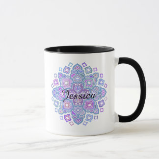 Blaue Mandala Tasse