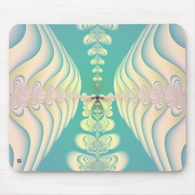 Blaue Märchenwelt Mousepad (Vorne)