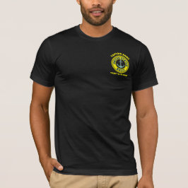 Blaue Marine Anchor nautische Kapitän Sommer T-Shirt
