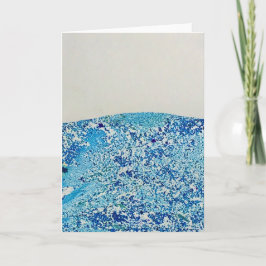 Blaue Marmorkunst Karte