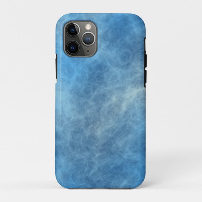 Blaue Marmorplatte Abstrakt Case-Mate iPhone Hülle (Rückseite)