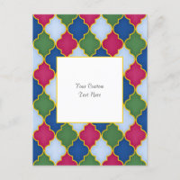 Blaue marokkanische Tile Elegante Custom
